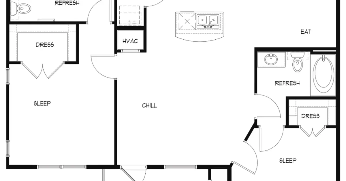 Unit 12308 Two Bedroom Two Bathroom Thrive Almeda Genoa